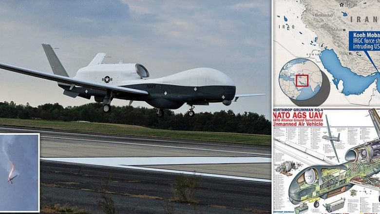 SHBA-të konfirmojnë rrëzimin e dronit nga Irani, ai kushton 180 milionë dollarë (Foto)