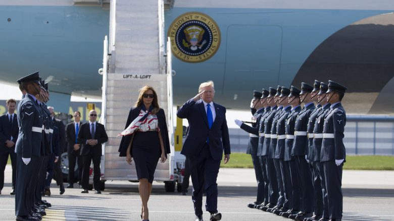 Trump dhe Melania në Londër, pritje e ngrohtë te mbretëresha dhe çaji tradicional me Charles (Foto/Video)