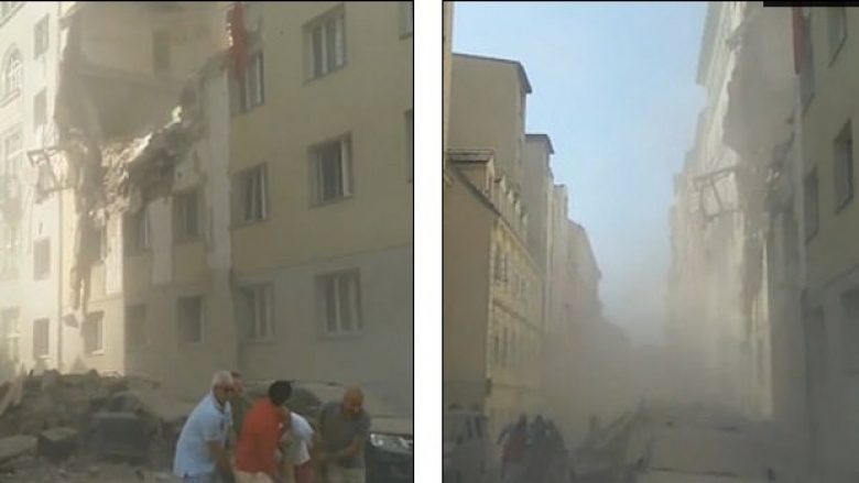 Lëndohen 12 persona nga shpërthimi i gazit në Vjenë, shkatërrohen dy ndërtesa (Video)