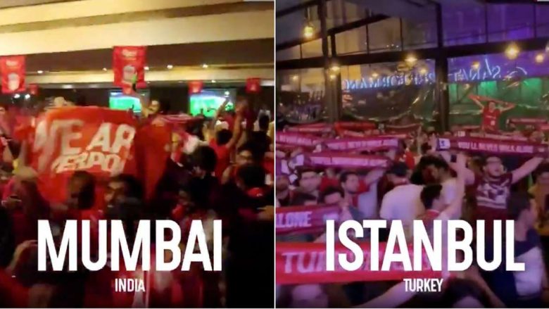 Livepooli poston një video fantastike me festën e fansave të tyre pas triumfit në Ligën e Kampionëve – nga Mumbai në Stamboll, plot 36 vende të botës