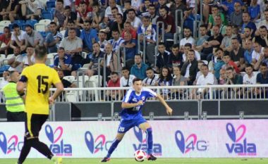 Qendrim Zyba debutoi me Prishtinën në moshën 18 vjeçare në Ligën e Evropës