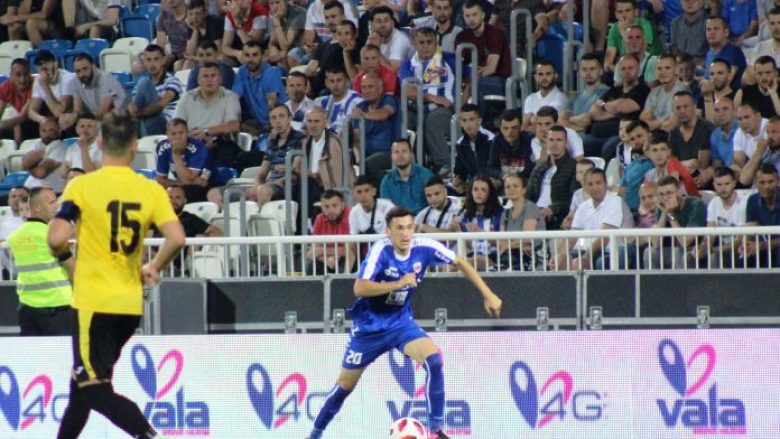 Qendrim Zyba debutoi me Prishtinën në moshën 18 vjeçare në Ligën e Evropës