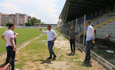 Bëhen përgatitjet e para për ndërtimin e tribunës së re të K.F. “Shkupi”