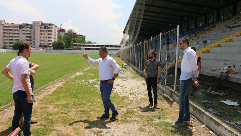 Bëhen përgatitjet e para për ndërtimin e tribunës së re të K.F. “Shkupi”