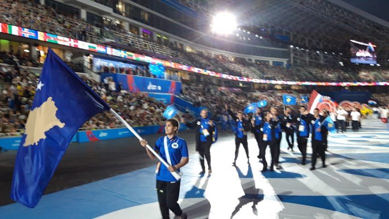 Ekipi i Kosovës parakalon në paradën për ‘Lojërat Verore – Minsk 2019’