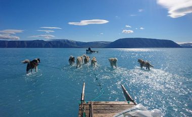 Fotografia që dëshmon ndryshimet klimatike – aty ku dikur ishte akull, tani është ujë! (Foto)