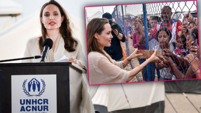 Angelina Jolie viziton refugjatët në Kolumbi