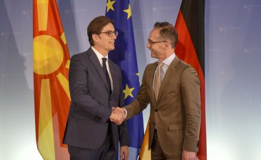 Pendarovski-Maas: Maqedonia dhe Gjermania kanë ndërtuar marrëdhënie miqësie, të mbushura me besim dhe respekt të ndërsjellë