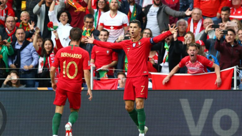 Ronaldo hesht Zvicrën, shënon super gol nga goditja e dënimit