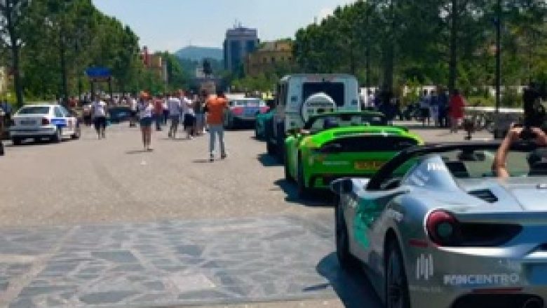 Ka filluar Gumball 3000, veturat luksoze përfunduan kalimin nëpërë Tiranë (Video)