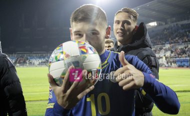Faqja e UEFA-s ia uron ditëlindjen Arbër Zenelit me një video nga het-triku ndaj Azerbejxhanit