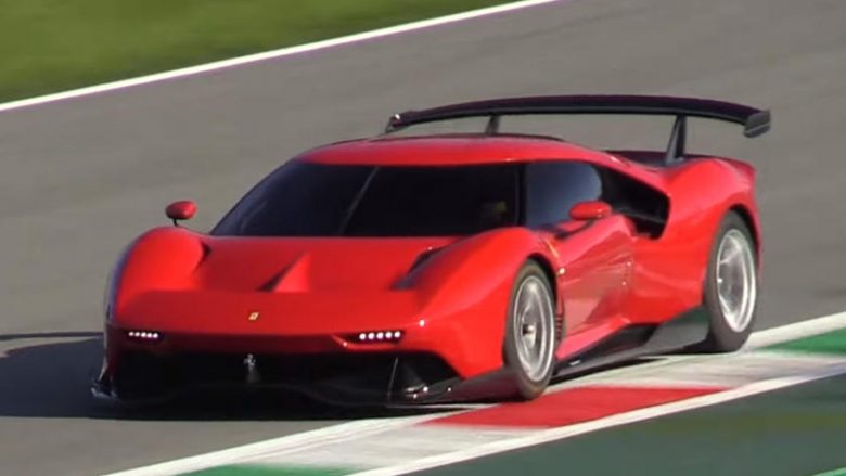 Lëvizja shpejtë në pistë e të vetmit Ferrari P80/C (Video)