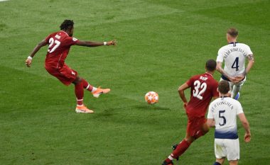 Origi shënon golin e dytë të Liverpoolit ndaj Tottenhamit dhe vulos fitoren në finalen e Ligës së Kampionëve