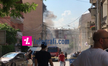 Policia jep detaje për zjarrin në një ndërtesë në Prishtinë (Video)