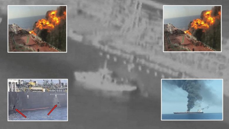 Sulmet ndaj anijeve cisternë në Gjirin e Omanit, ushtria amerikane publikon videon që tregon “Iranin duke hequr minën” (Video)