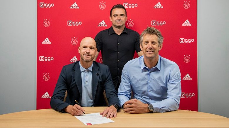 Zyrtare: Ten Hag vazhdon kontratën me Ajaxin