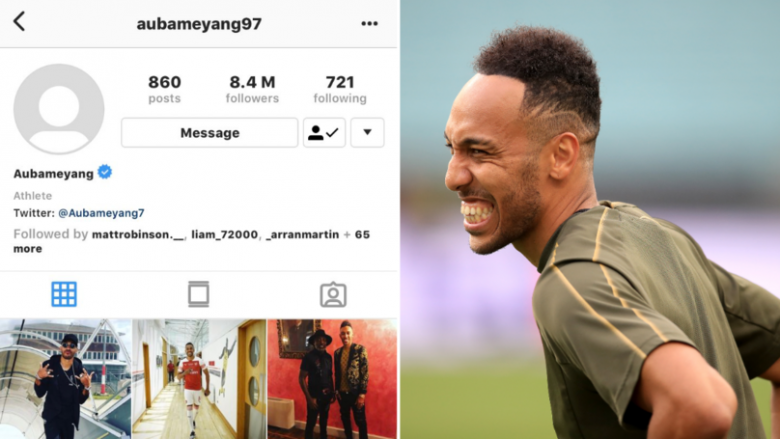 Aubameyang e heq Arsenalin nga rrjetet sociale, pritet të transferohet në Kinë