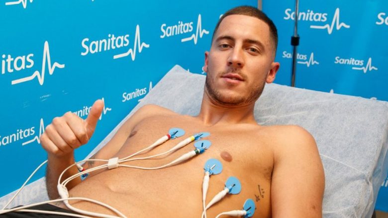 Hazard kalon me sukses testet mjekësore te Real Madridi