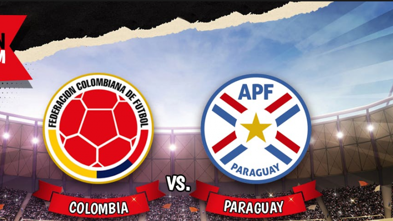 Formacionet zyrtare: Kolumbia – Paraguai