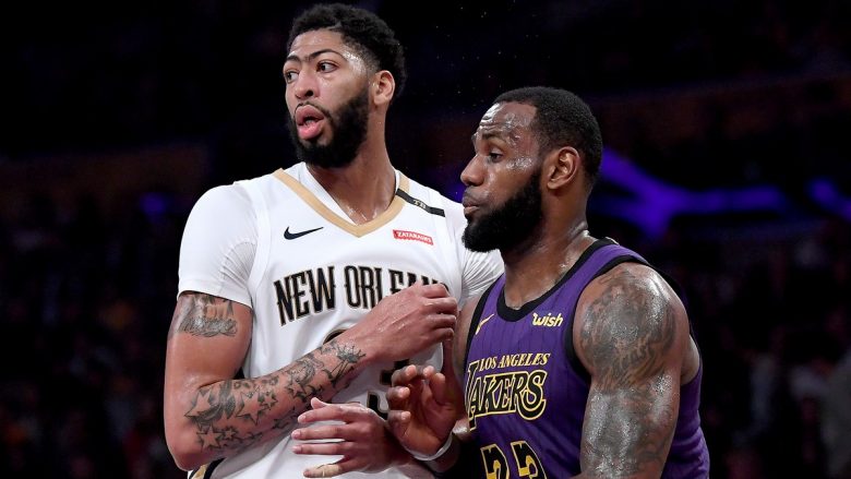 LeBron James i uron mirëseardhje Davisit te Lakers, ka mbetur vetëm zyrtarizimi i basketbollistit