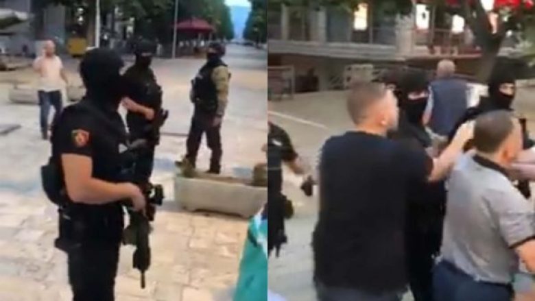 Një ditë para zgjedhjeve, në Peshkopi qytetarët përplasen me policinë (Video)