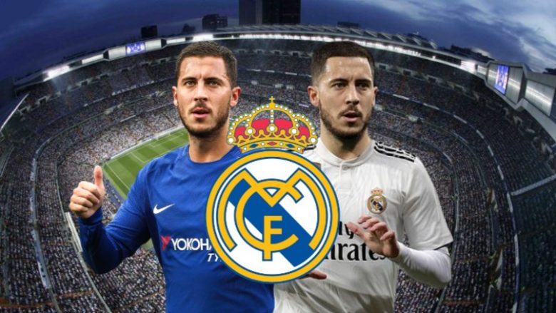 E kryer, Eden Hazard te Real Madridi – zyrtarizimi çështje orësh