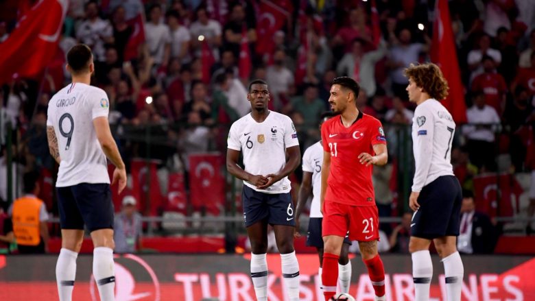 Turqia shkakton befasi, mposht lehtësisht Francën në kualifikimet për Euro 2020