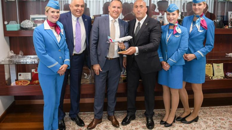 Kryeministri Haradinaj përgëzon kompaninë ajrore ‘Eurowings’ për hapjen e zyrës në Prishtinë