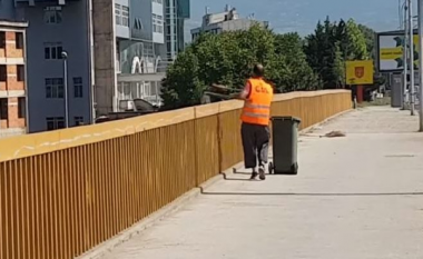 Largohet nga puna punëtori i “Higjienës Komunale” që hodhi mbeturina në Vardar