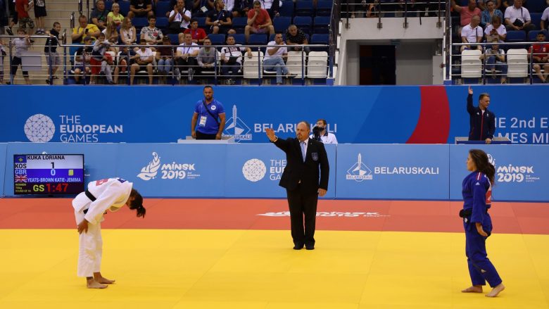 Loriana Kuka kalon në çerekfinale të Lojërave të dyta Evropiane në xhudo