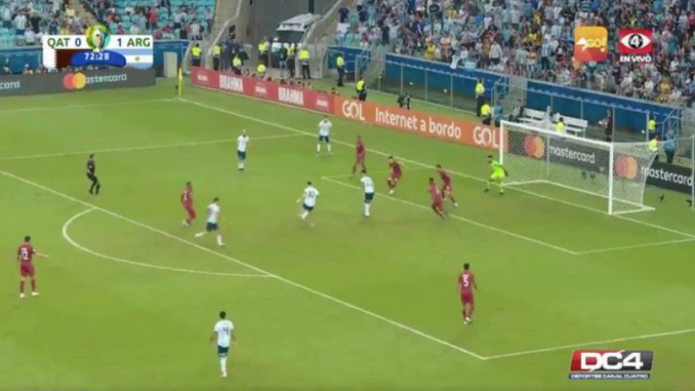 Momenti kur Messi dështoi të shënonte nga afërsia në portën e Katarit