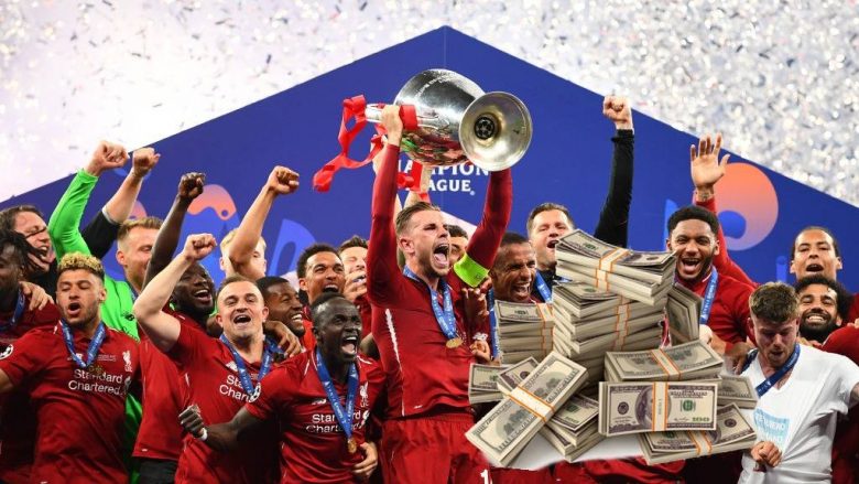 Pas fitimit të trofeut të Ligës së Kampionëve, mësohet edhe shifra e madhe e parave që Liverpooli ka fituar