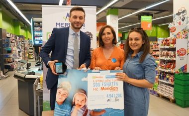 Konsumatorët e Meridian Express dhurojnë 4,941.20 euro për SOS Fshatrat e Fëmijëve në Kosovë
