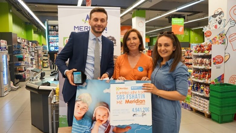 Konsumatorët e Meridian Express dhurojnë 4,941.20 euro për SOS Fshatrat e Fëmijëve në Kosovë
