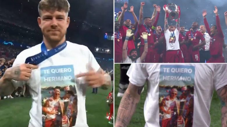 Alberto Moreno mes lotësh ia dedikoi trofeun e Ligës së Kampionëve shokut të tij të ndjerë Reyes: Të dua vëlla