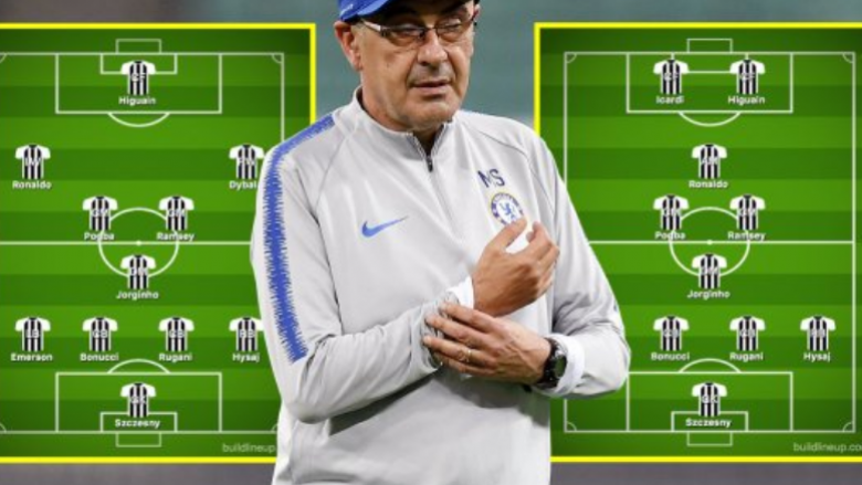 Sarri mund t’i përdorë dy skema te Juventusi