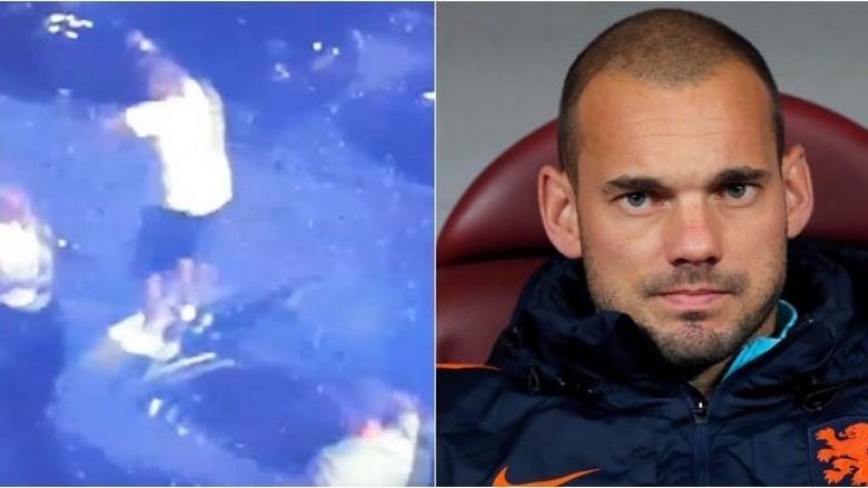 Wesley Sneijder u arrestua pasi e demoloi një automjet në Holandë