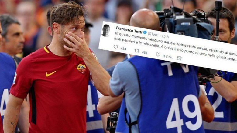 Francesco Totti pritet të largohet nga Roma