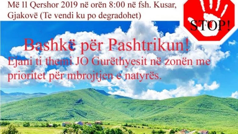 Qytetarët e Gjakovës nesër protestojnë kundër gurthyesit
