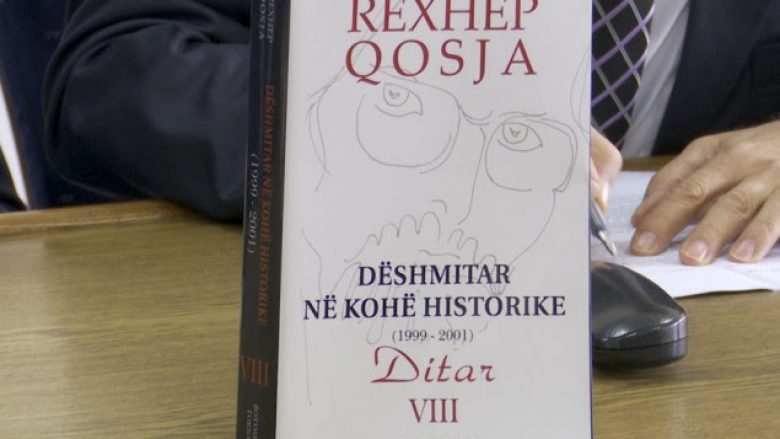 Promovohet libri “Dëshmitar në kohë historike” i Rexhep Qosjes