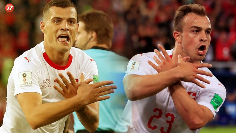 Xhaka dhe Shaqiri një vit më parë gjunjëzuan Serbinë me golat e tyre në Kampionatin Botëror