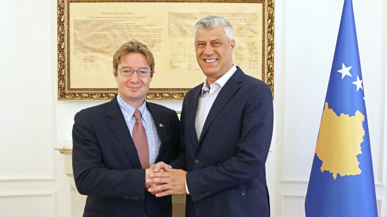 Thaçi priti në takim lamtumirës ambasadorin jo-rezident të Kanadasë, Daniel Maksymiuk