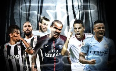 Njëmbëdhjetë misteret e transferimeve: Bale, Dani Alves, Isco, Gabriel Jesus, Dybala dhe shumë të tjerë  