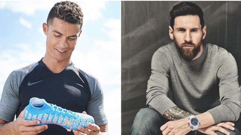 Cristiano Ronaldo për një postim në Instagram fiton 874 mijë euro, 300 mijë më shumë se Messi