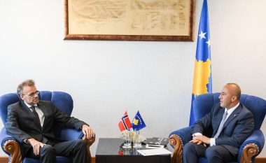 Haradinaj në takim përshëndetës ambasadorin norvegjez, merr mbështetje për bashkëpunimin në të ardhmen
