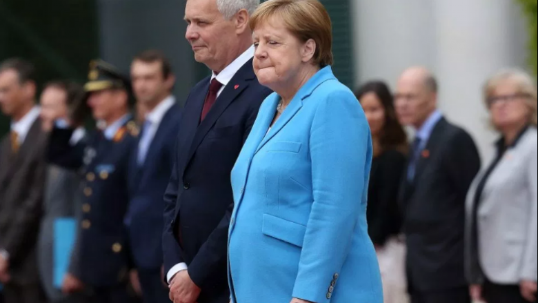Angela Merkel përjeton dridhje të trupit për herë të tretë brenda tri javëve