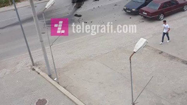 Aksident në rrugën Prishtinë-Podujevë, lëndohet një person