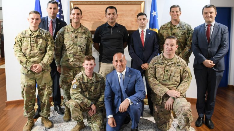 Haradinaj takon një delegacion ushtarak amerikan, flasin për ndihmën e SHBA-së për FSK-në