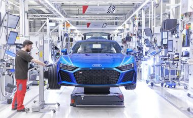 Audi e ka rritur fabrikën e R8, ku do të prodhohet edhe e-Tron GT