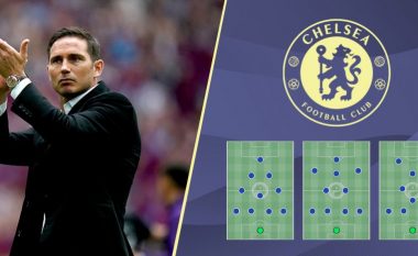 Si do të luajë mesfusha e Chelseat nën drejtimin e Frank Lampard në sezonin 2019/20 – tri mundësi me tre formacione të ndryshme